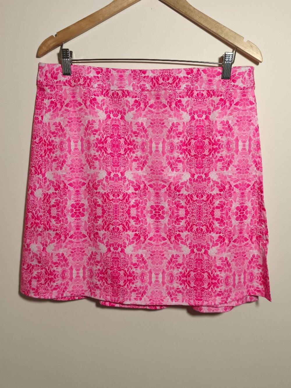 Rip Skirt Hawaii Length 2 Wrap Skirt Quick Dry sz L Bali Pink Resort Beach Golf